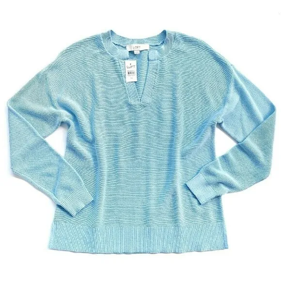 New Loft Knit Vneck Sweater XS