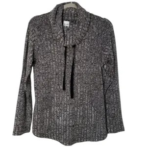 NIC   ZOE Women’s marled ribbed knit Cowl neck long sleeve top size medium NWT