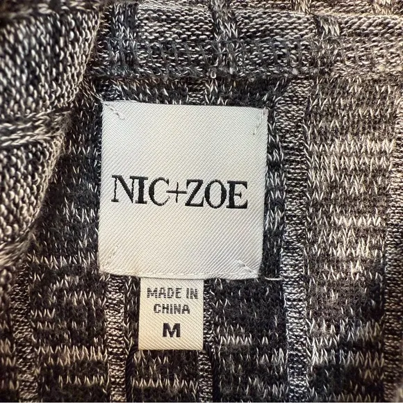 NIC   ZOE Women’s marled ribbed knit Cowl neck long sleeve top size medium NWT