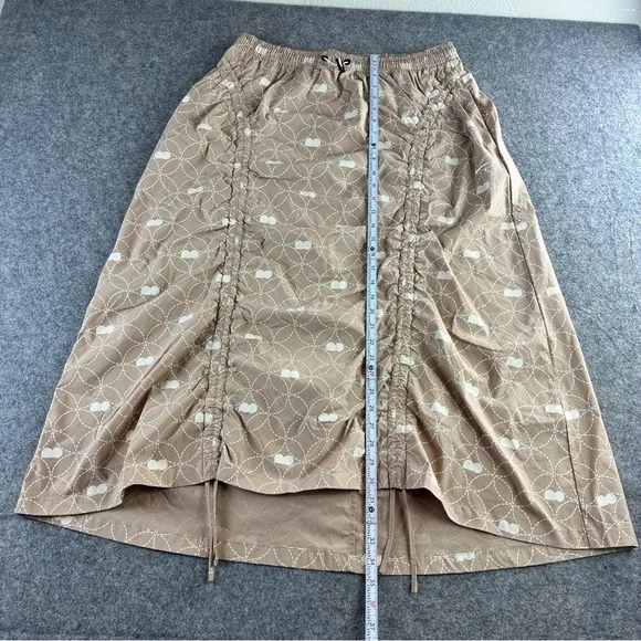 Nike Naomi‎ Osaka Womens Size Large High Waisted Woven Skirt Brown FN2269-200