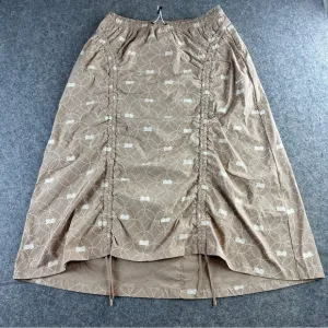 Nike Naomi‎ Osaka Womens Size Large High Waisted Woven Skirt Brown FN2269-200