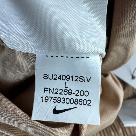 Nike Naomi‎ Osaka Womens Size Large High Waisted Woven Skirt Brown FN2269-200