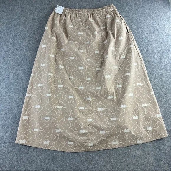 Nike Naomi‎ Osaka Womens Size Large High Waisted Woven Skirt Brown FN2269-200