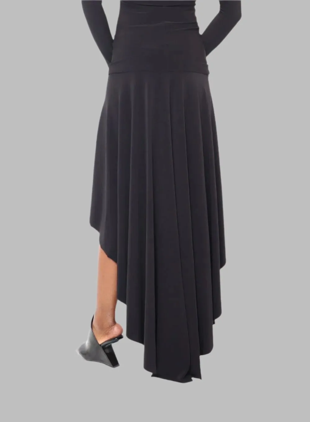 NORMA KAMALI | High-Low Skirt