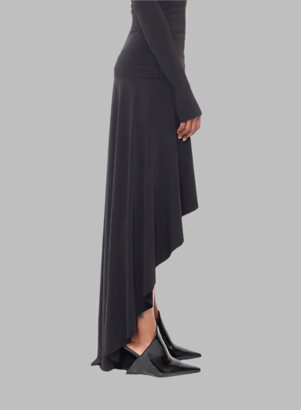 NORMA KAMALI | High-Low Skirt