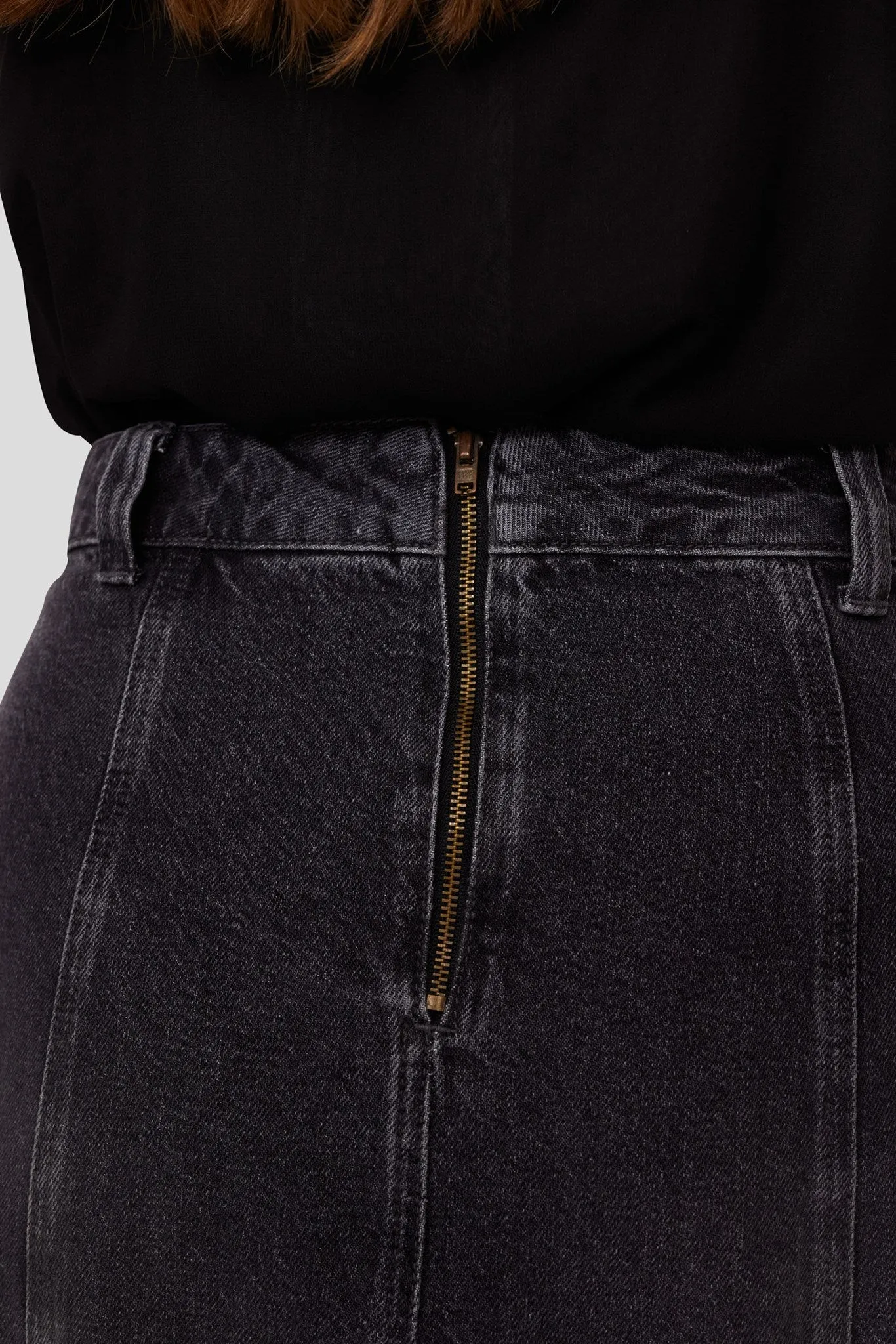 NUBROOKLYN SKIRT - Grey Denim