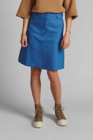 NUCATHLEEN SKIRT - Medium Blue Denim