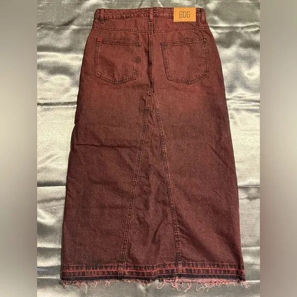 NWOT BDG Mandi Denim Maxi Skirt