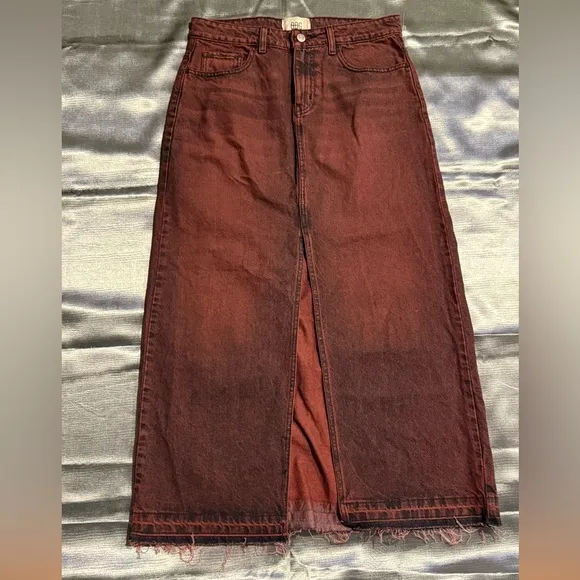 NWOT BDG Mandi Denim Maxi Skirt