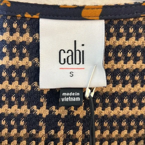 NWT CAbi - Flounce Jacket fall 2020 style 3902 classic tartan work career job