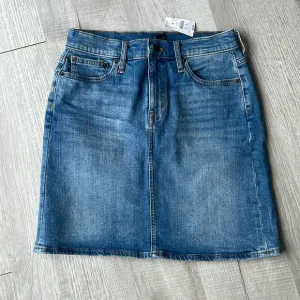 NWT J. Crew Factory denim skirt, size 0.