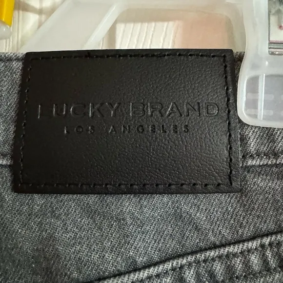 NWT Lucky Brand grey denim mini skirt