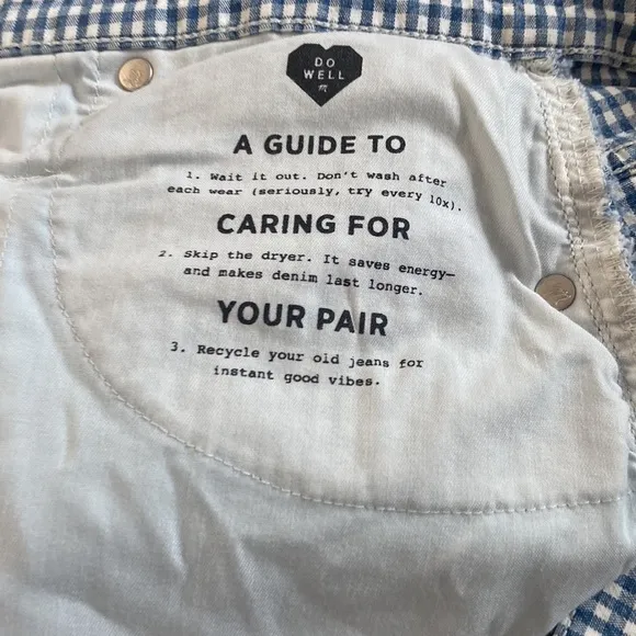 NWT Women’s Madewell skirt. Blue/white. Size 27