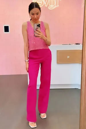 Nyssa Cargo Pants MAGENTA