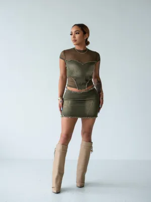 OLIVE YOU SKIRT SET