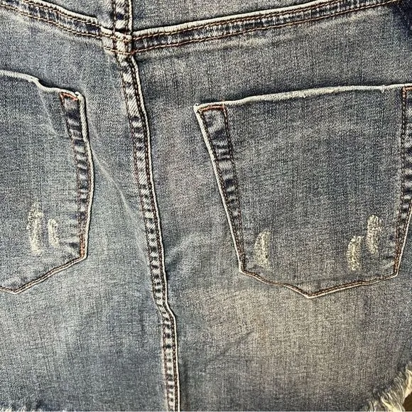 One Teaspoon 2020 Mini High Waist Denim Skirt in Superstar Blue size 23