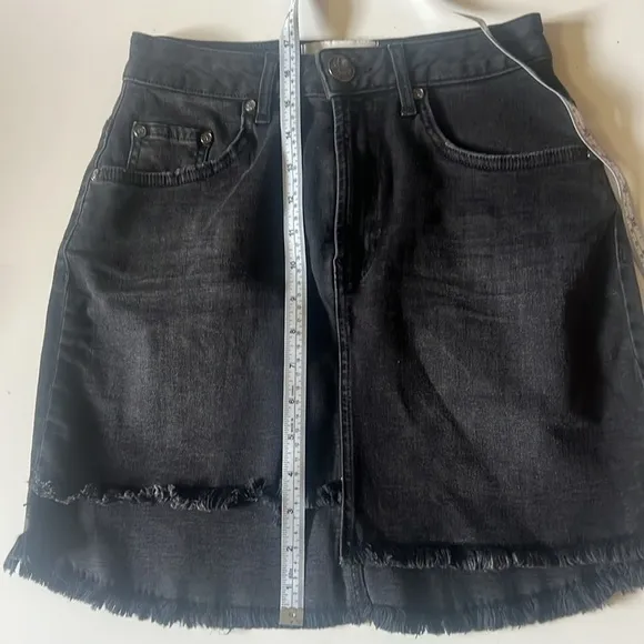 One Teaspoon Black Swan Mini Skirt Size 25