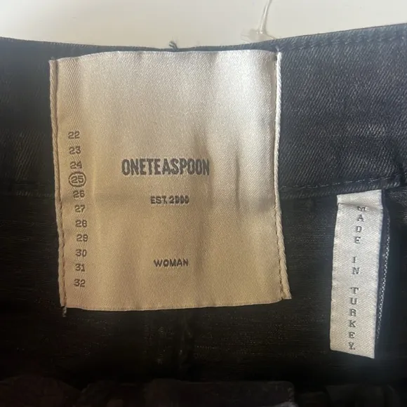 One Teaspoon Black Swan Mini Skirt Size 25