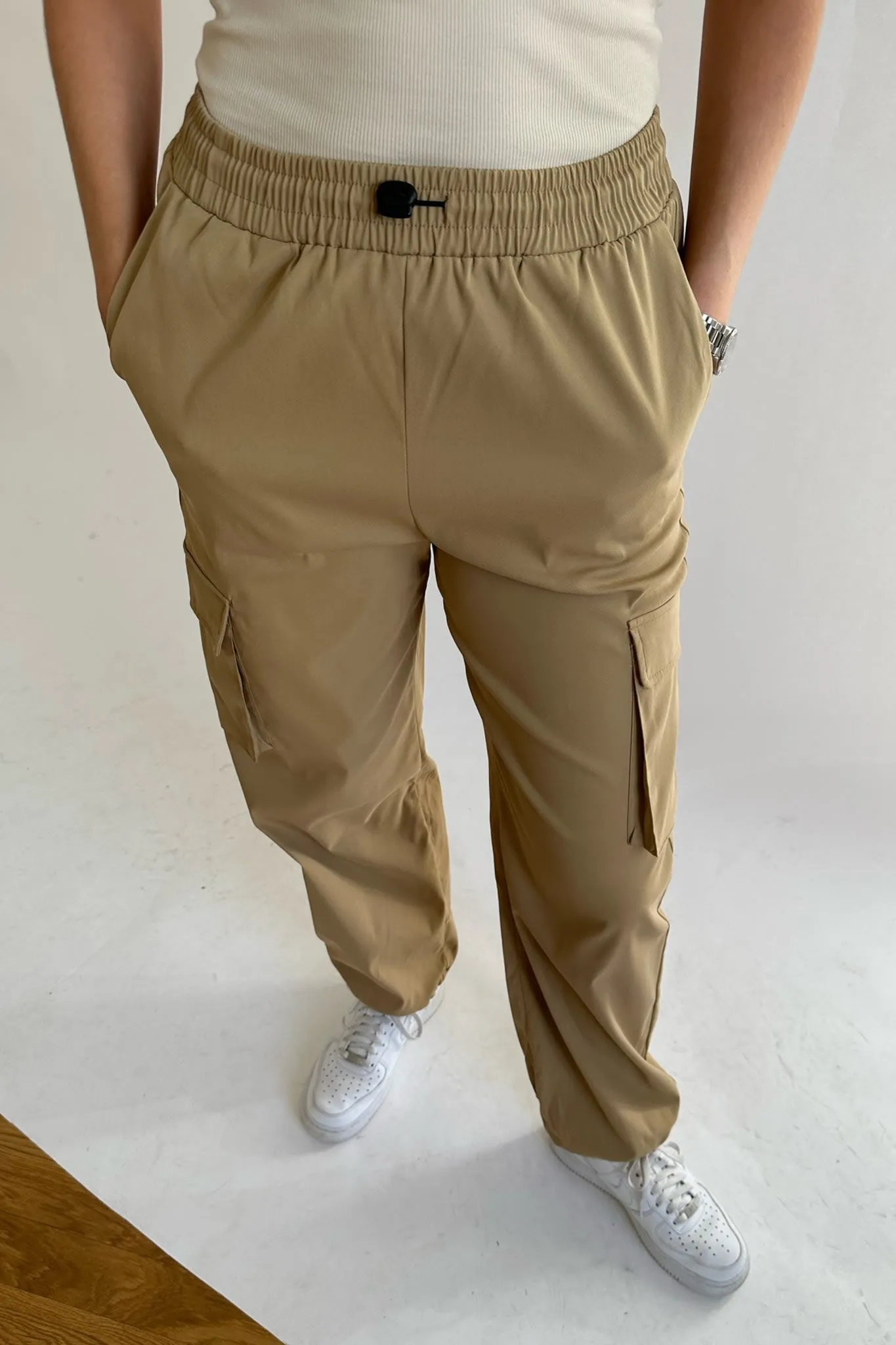 ONLCashi Cargo Bukser - Beige