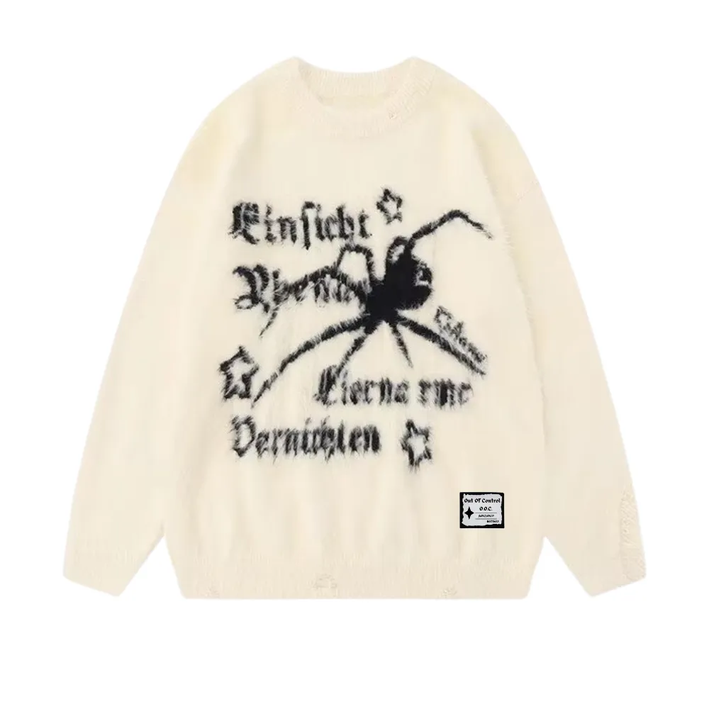 OOC' Vintage Spider Crewneck Knit Sweater