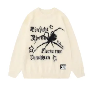 OOC' Vintage Spider Crewneck Knit Sweater