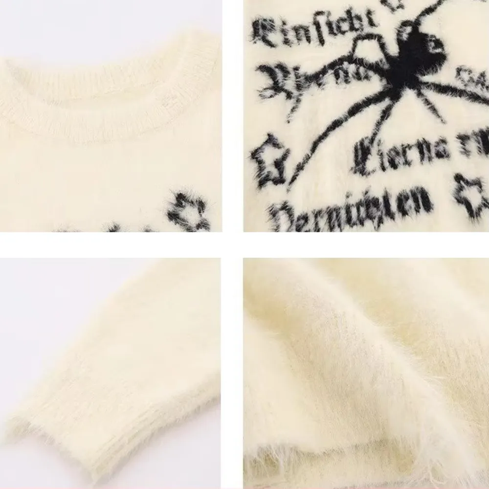 OOC' Vintage Spider Crewneck Knit Sweater