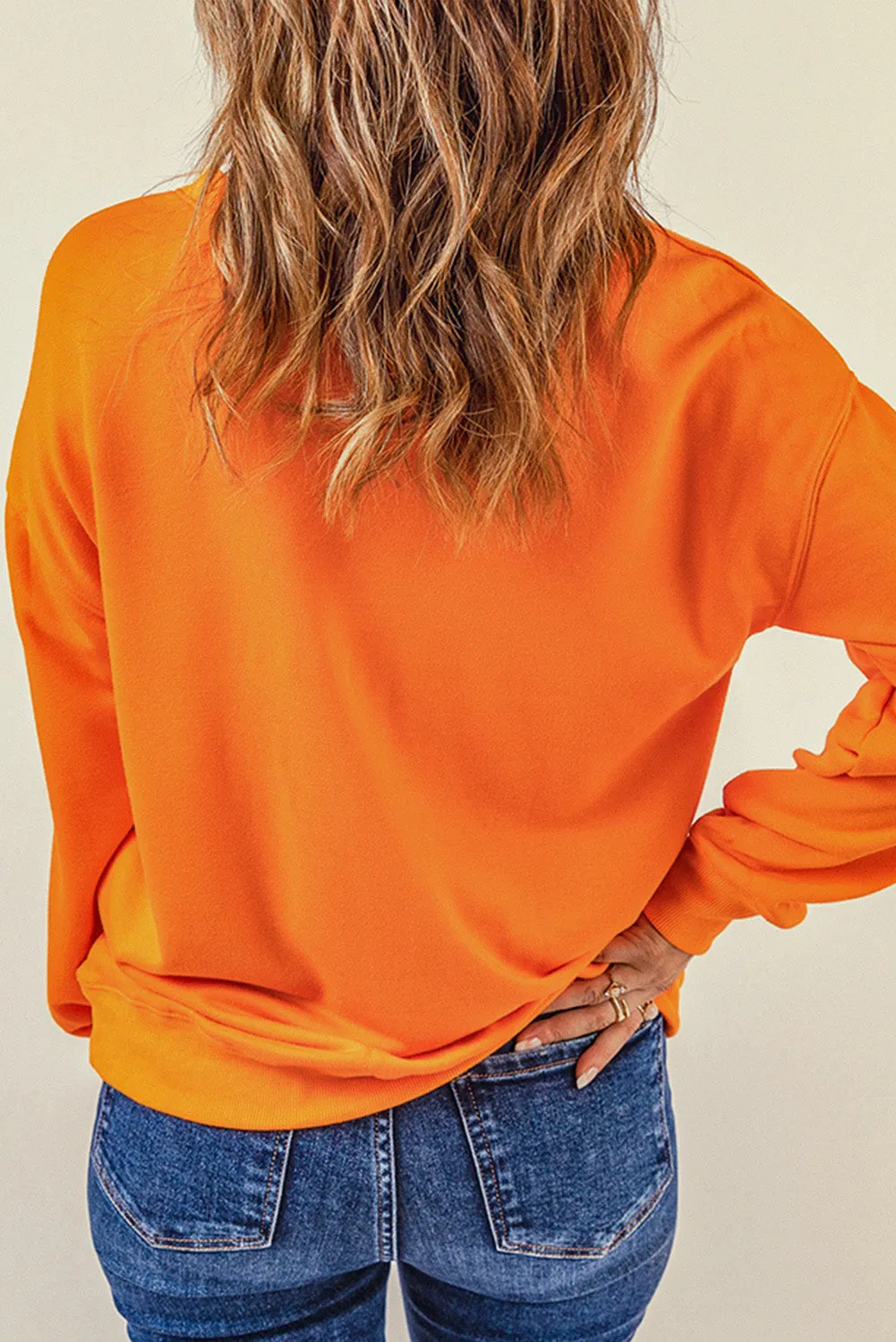 Orange Pumpkin Spice Is My Favorite Season Graphic Sweatshirt