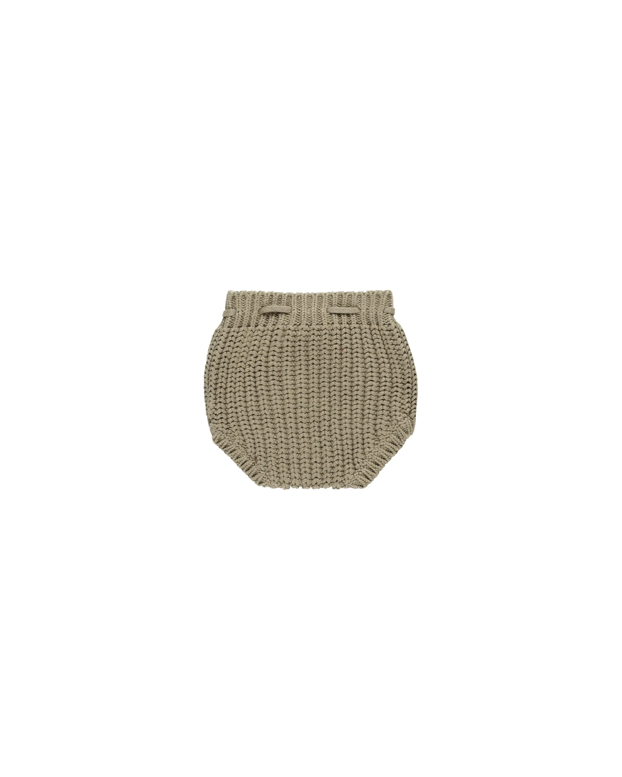 ORGANIC Knit Tie Bloomer || Olive