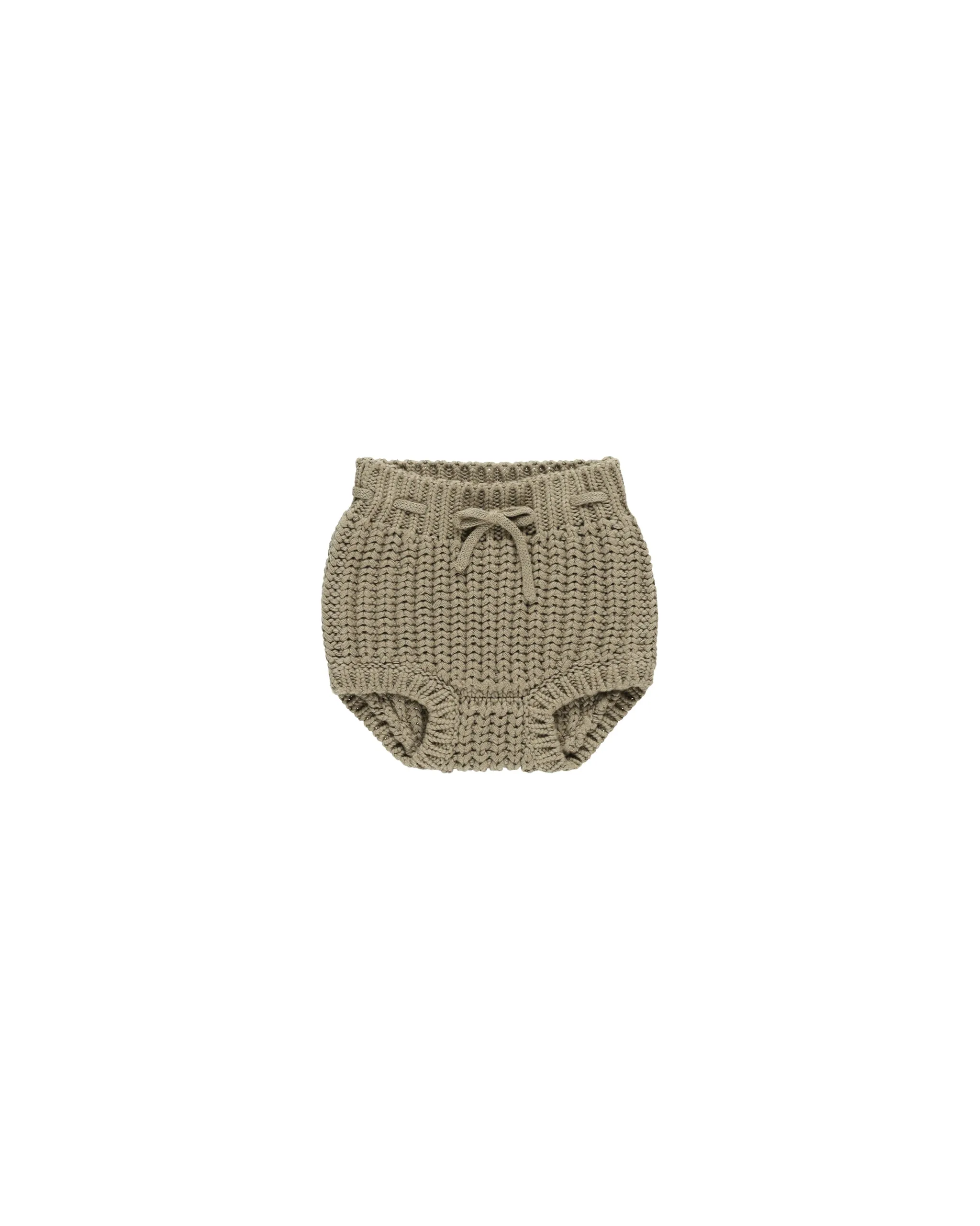 ORGANIC Knit Tie Bloomer || Olive