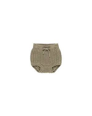ORGANIC Knit Tie Bloomer || Olive