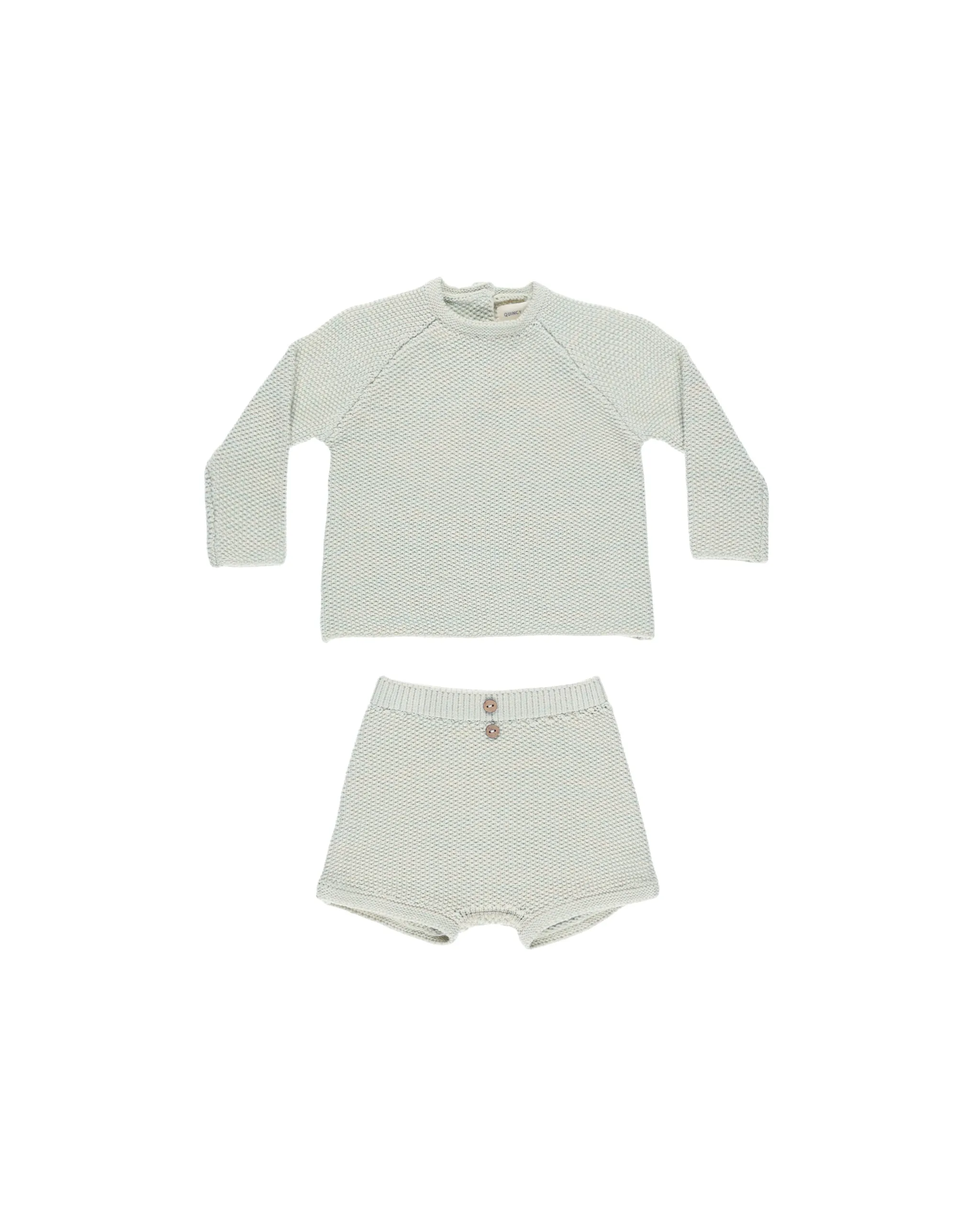 ORGANIC Summer Knit Set || Mint