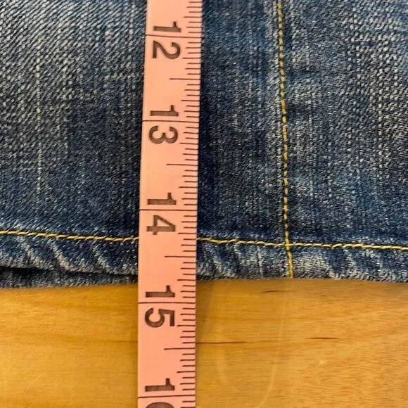 Paper Denim &amp; Cloth Blue Denim Mini Skirt 30 Medium 10 Anthropologie Brand