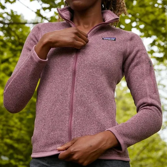 Patagonia Better Sweater Full Zip Jacket Women's 25543 Purple Pink Small