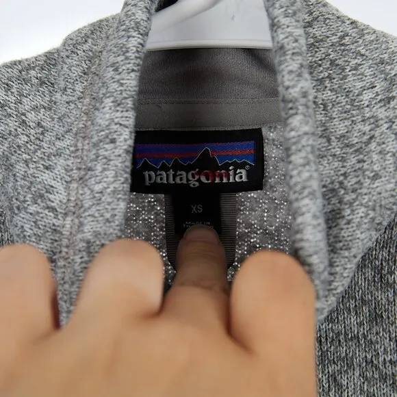 Patagonia Gray Better Sweater Fleece Knit Women's Size XS