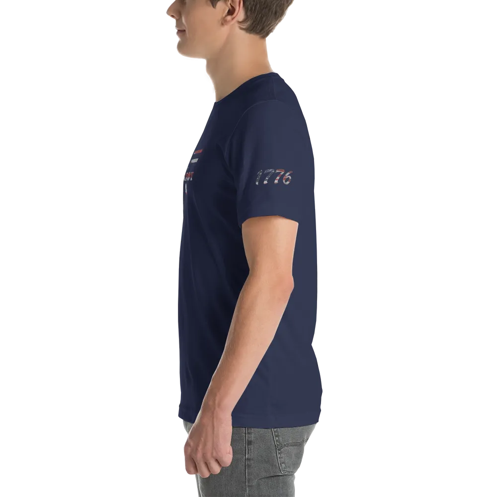 Patriot Eagle Logo RWB Flag T-Shirt