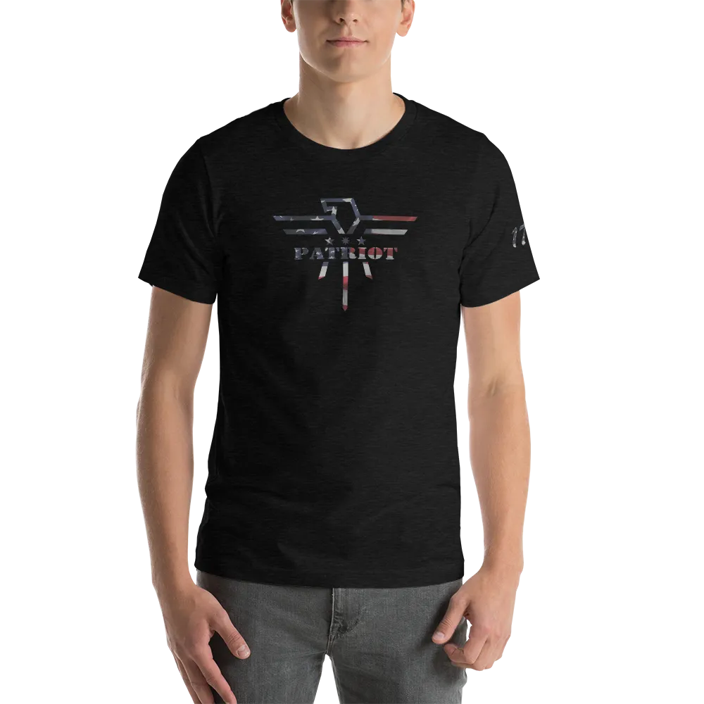 Patriot Eagle Logo RWB Flag T-Shirt