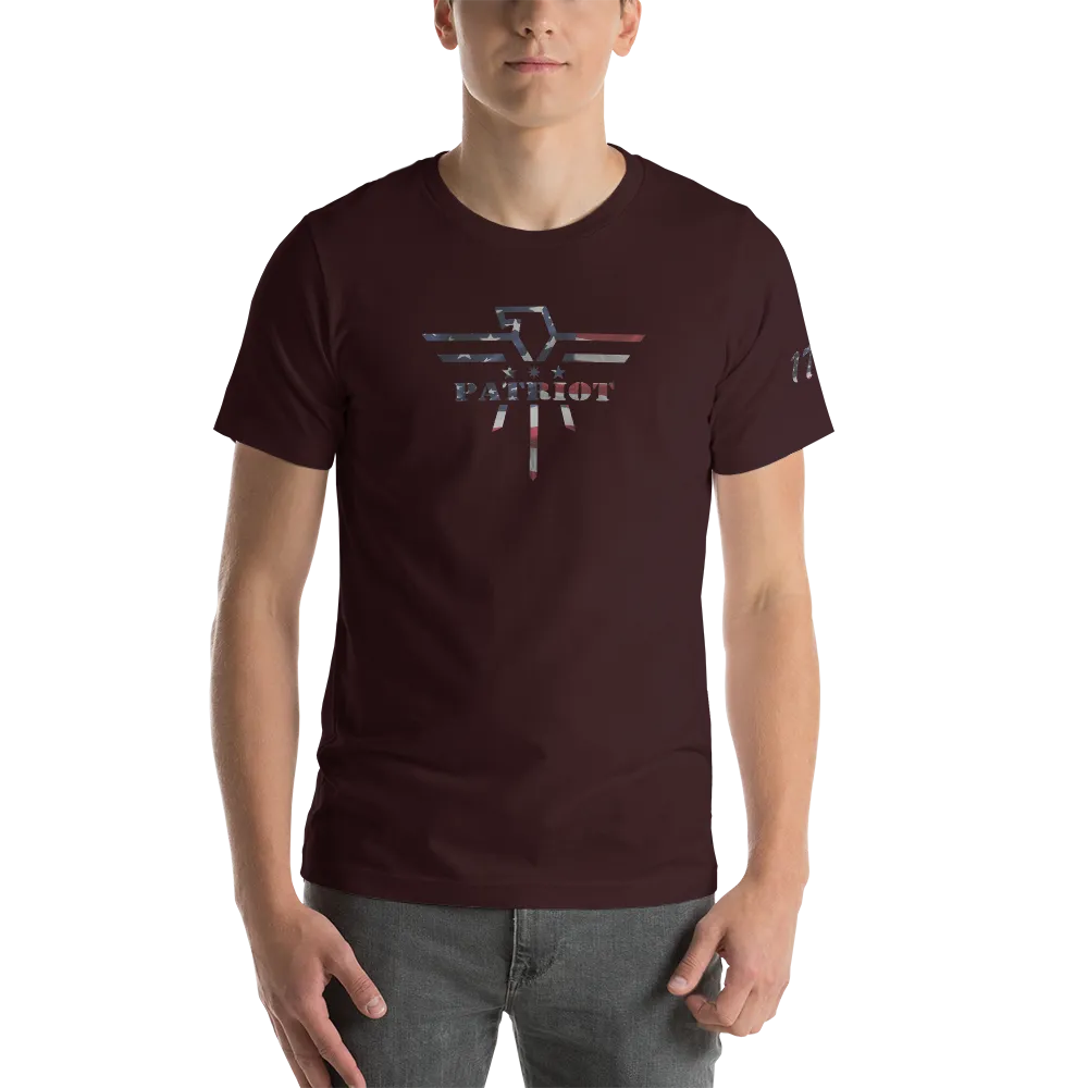 Patriot Eagle Logo RWB Flag T-Shirt