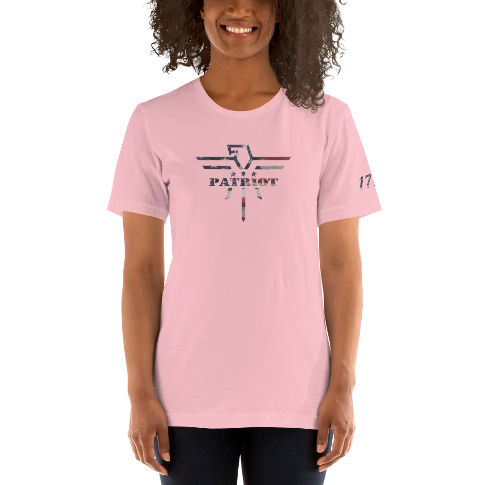 Patriot Eagle Logo RWB Flag T-Shirt