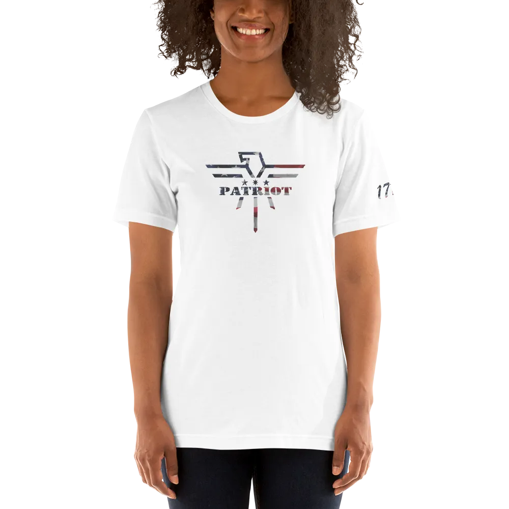 Patriot Eagle Logo RWB Flag T-Shirt