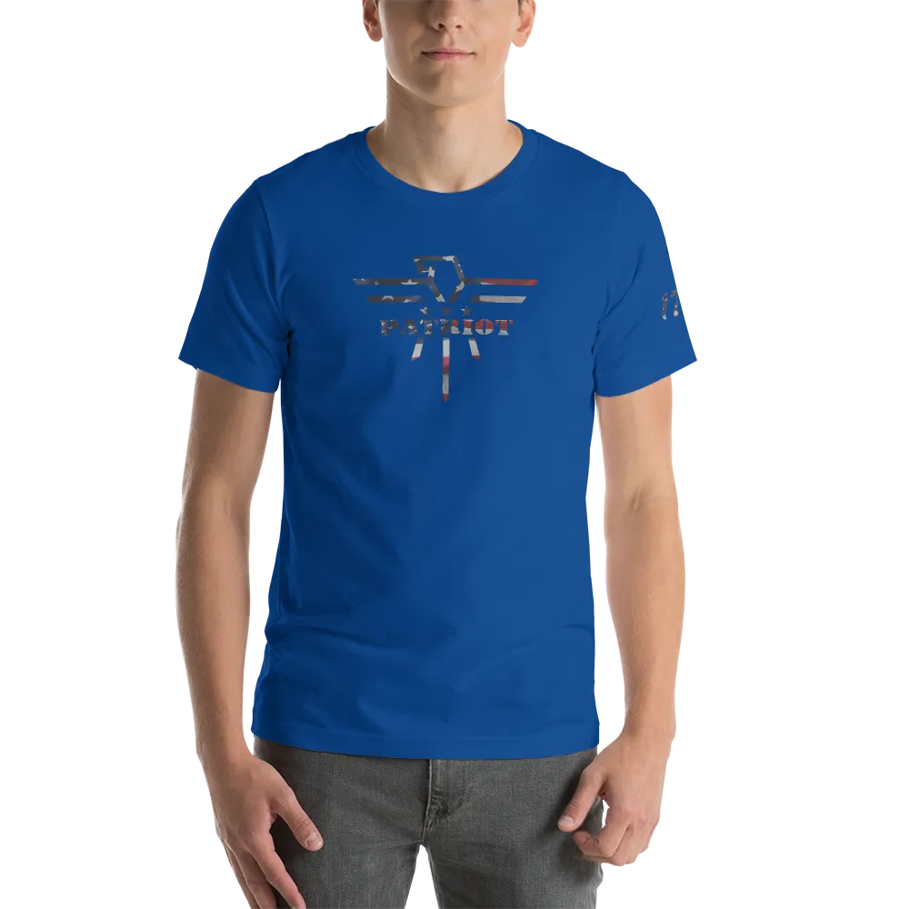 Patriot Eagle Logo RWB Flag T-Shirt