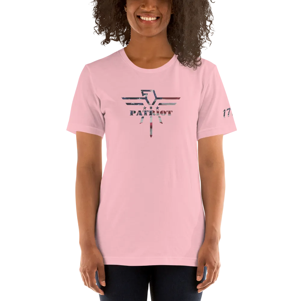 Patriot Eagle Logo RWB Flag T-Shirt
