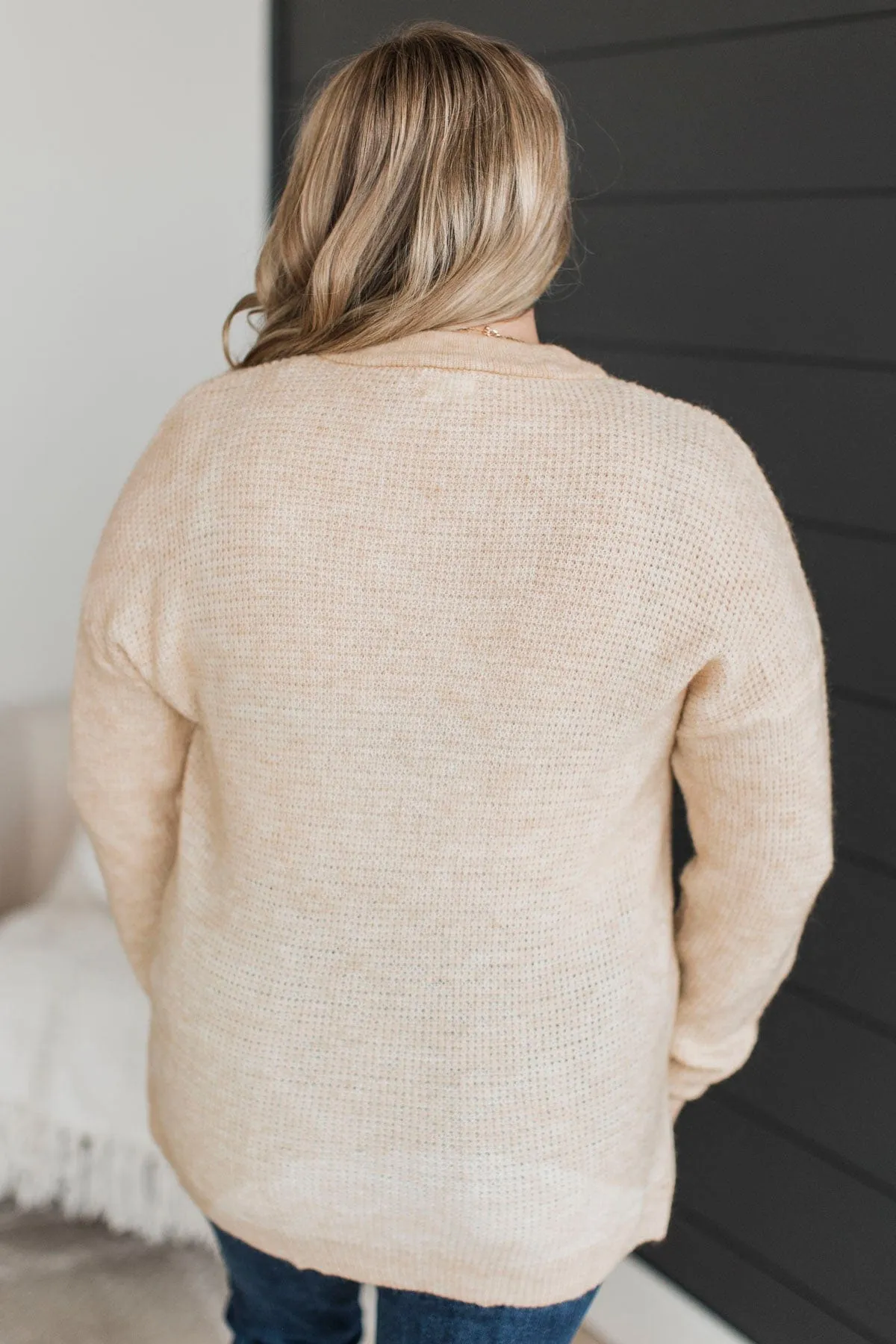 Perfectly Matched Knit Sweater- Oatmeal