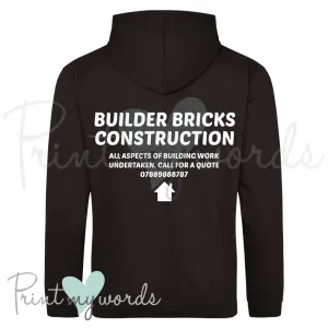 Personalised Workwear Hoodie - Builder Template 1