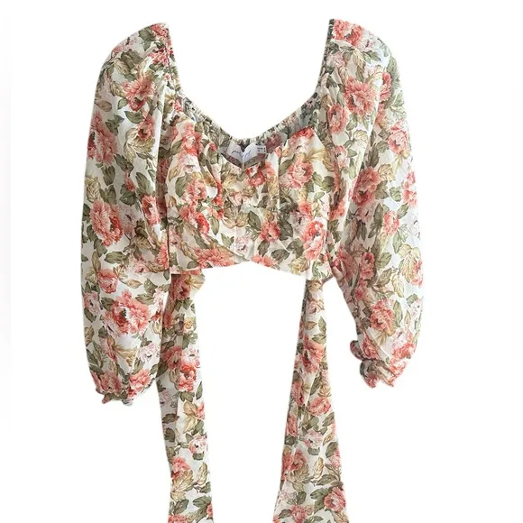 Petal &amp; Pup Floral Two Piece Skirt Set - Adalicia Crop Top &amp; Hasse Mini Skirt