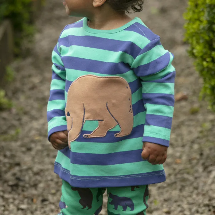 Piccalilly | Mountain Bear Long Sleeve T-Shirt