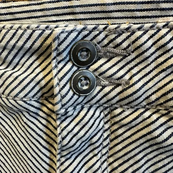 Pilcro by Anthropologie | Denim Pencil Skirt | Stripes | Sz 26