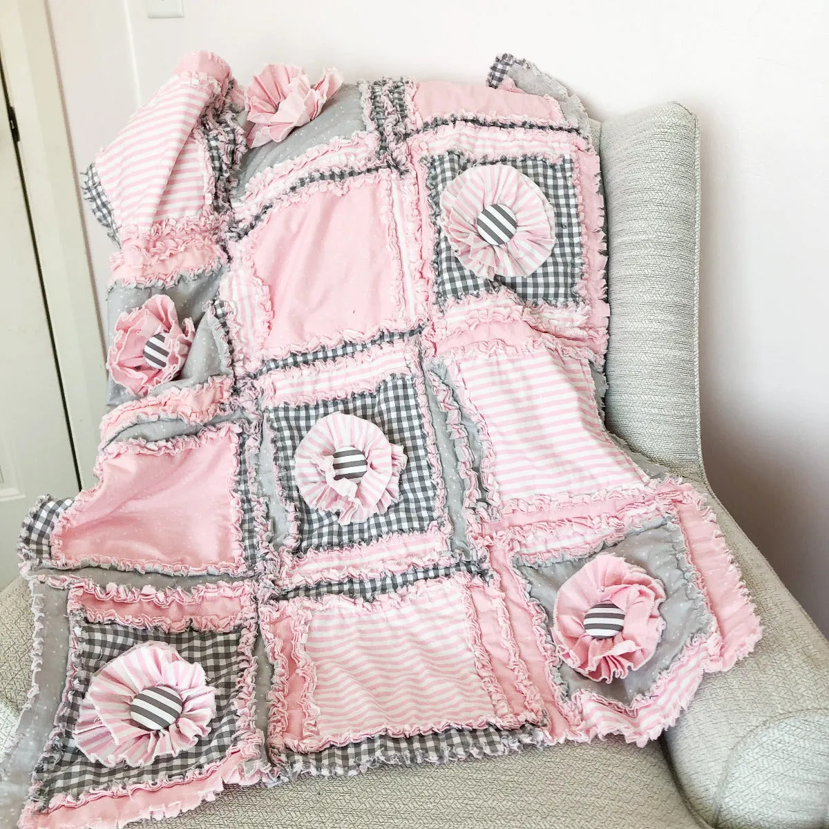 Pink Crib Bedding for Girls