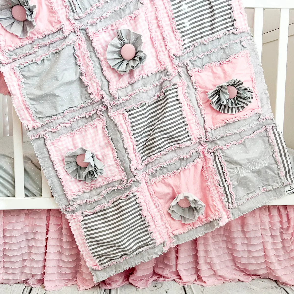 Pink Crib Bedding for Girls