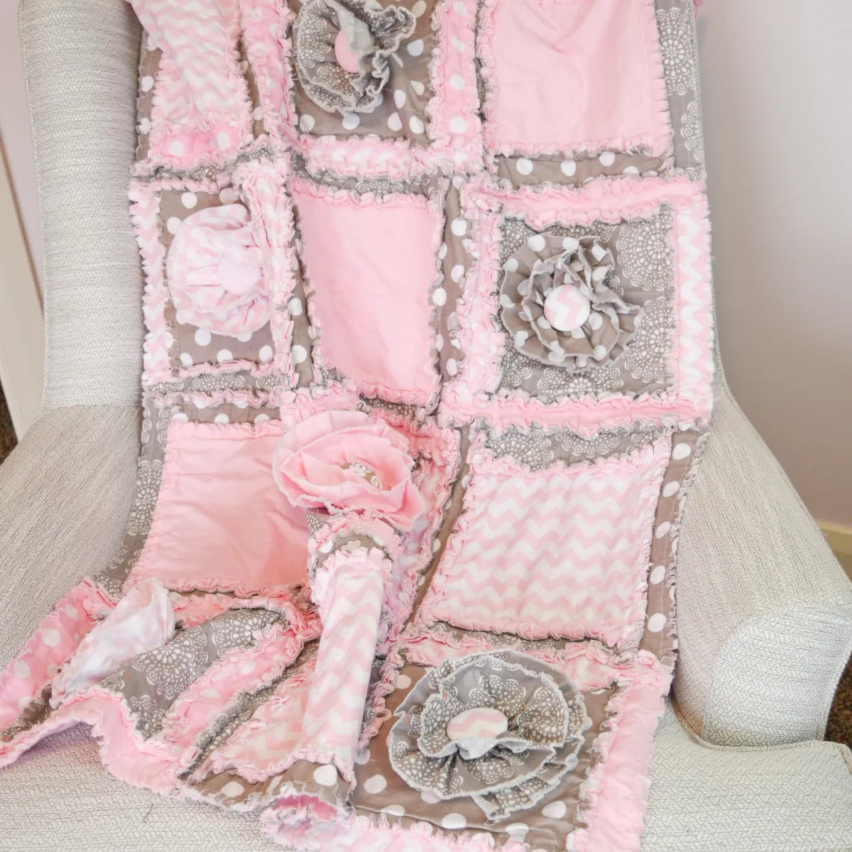 Pink Crib Bedding for Girls