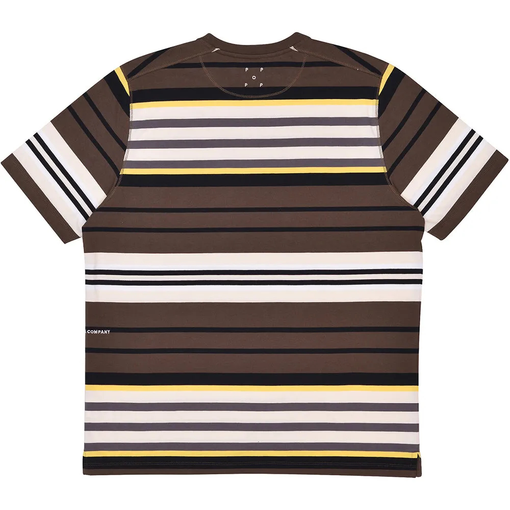 Pop Trading Company Striped Pocket T shirt delicioso